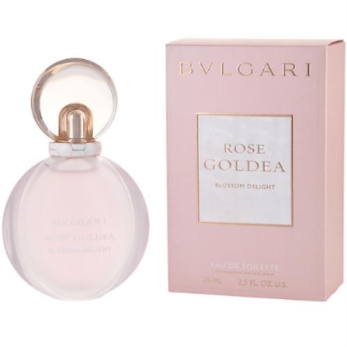 Rose Goldea Blossom Delight by Bvlgari 2.5 oz Edt Perfume For Women