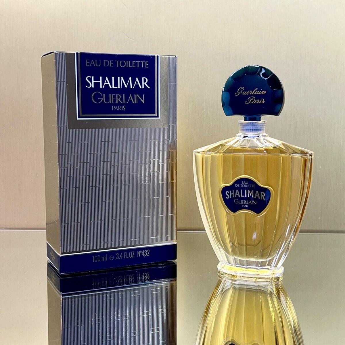 Shalimar by Guerlain For Women 3.4oz-100ml Edt Splash Rare-vintage Formula BO17