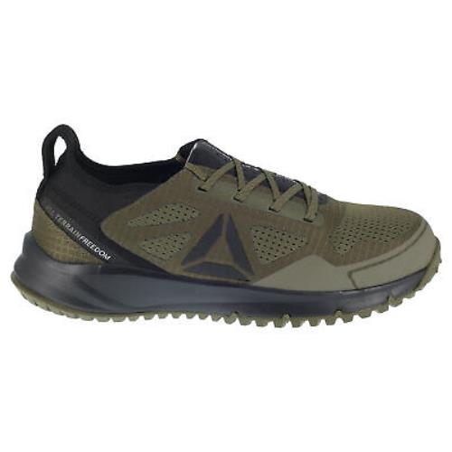 Reebok Mens Sage Green Mesh Work Shoes ST AT Trail Run Oxford - Sage Green