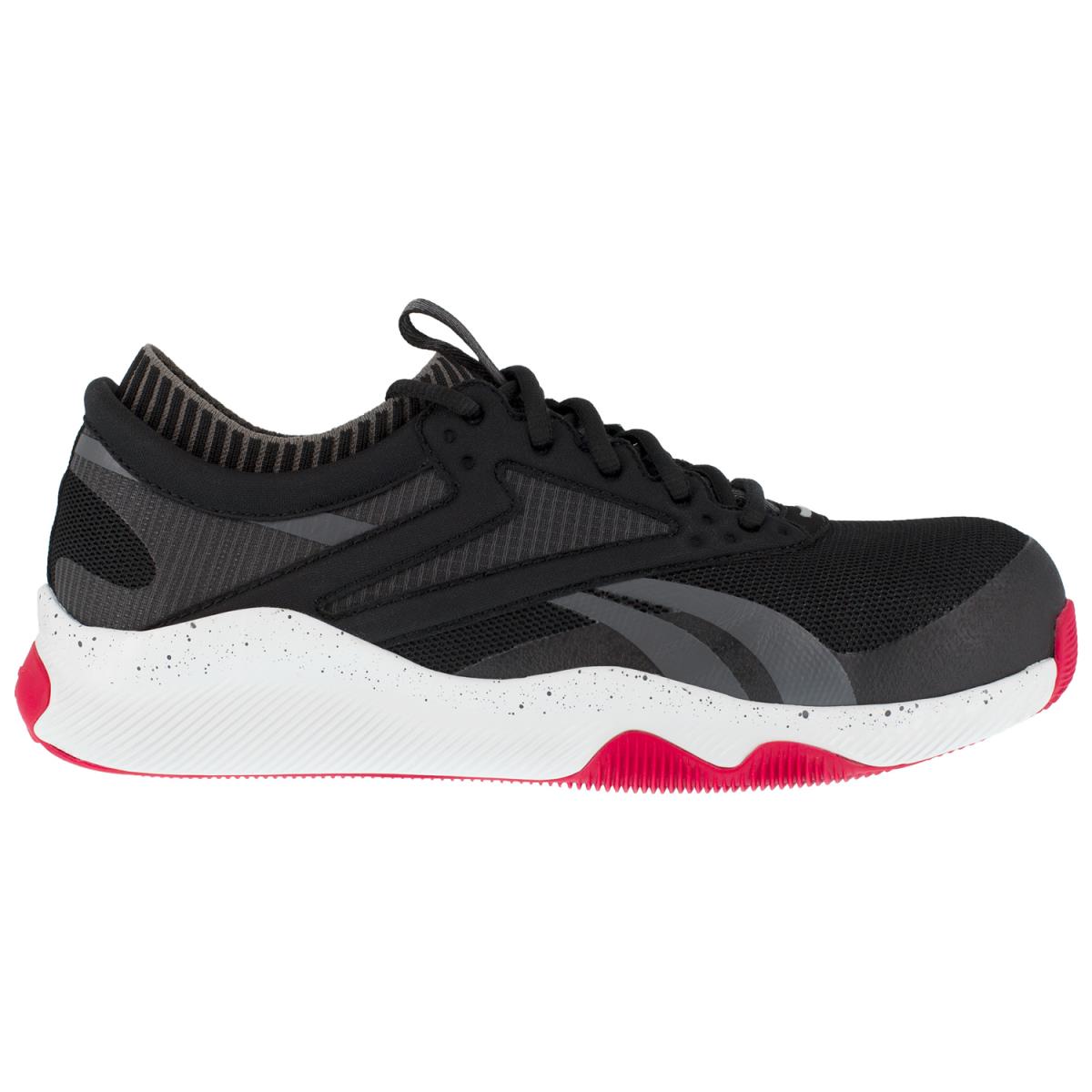 Reebok Mens Black/red Textile Work Shoes Hiit TR Athletic CT M