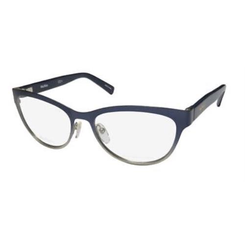 Max Mara 1241 Eyeglass Frame Metal Plastic 54-17-135 Womens Full-rim