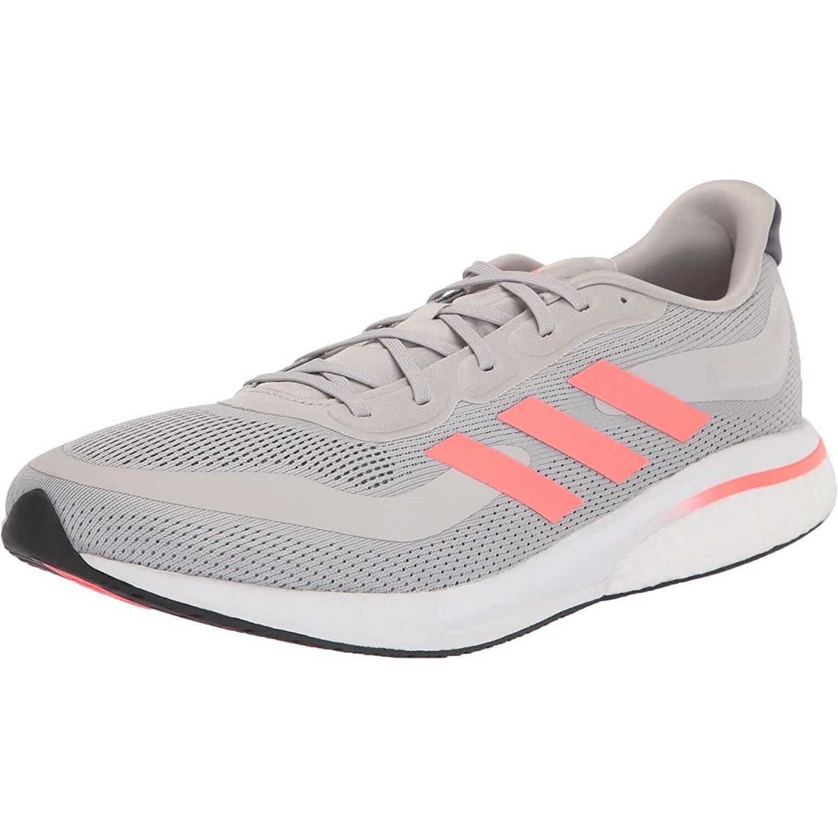 Adidas Men`s Supernova M Running Shoe JX2961 Size 8.5 US IN The Box - Grey Two/Turbo/Grey Two