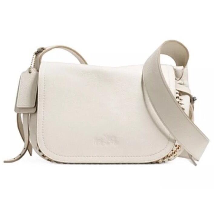 Coach 34397 Dakotah Mini Flap Crossbody 21in Whiplash Leather Li/chalk Gold