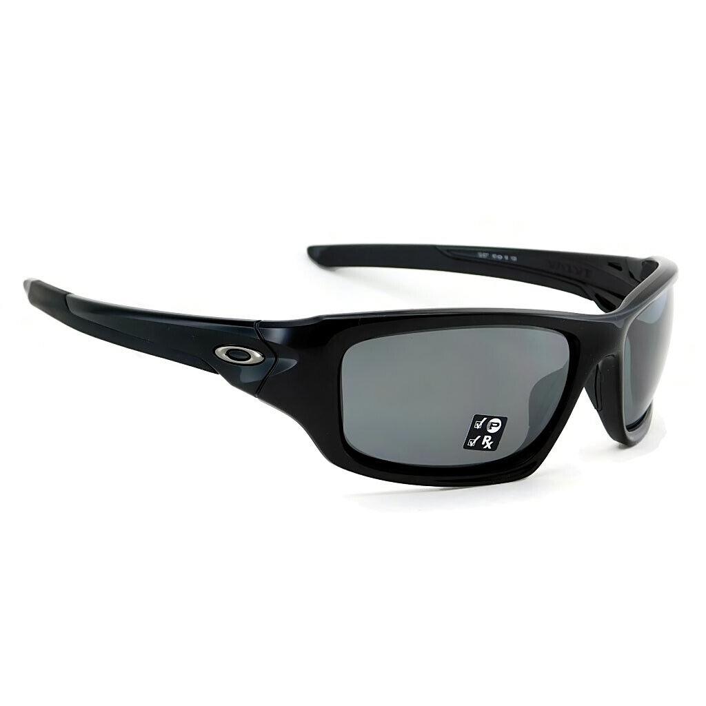 Oakley Valve Polarized Sunglasses Polished Black / Black Iridium Lens
