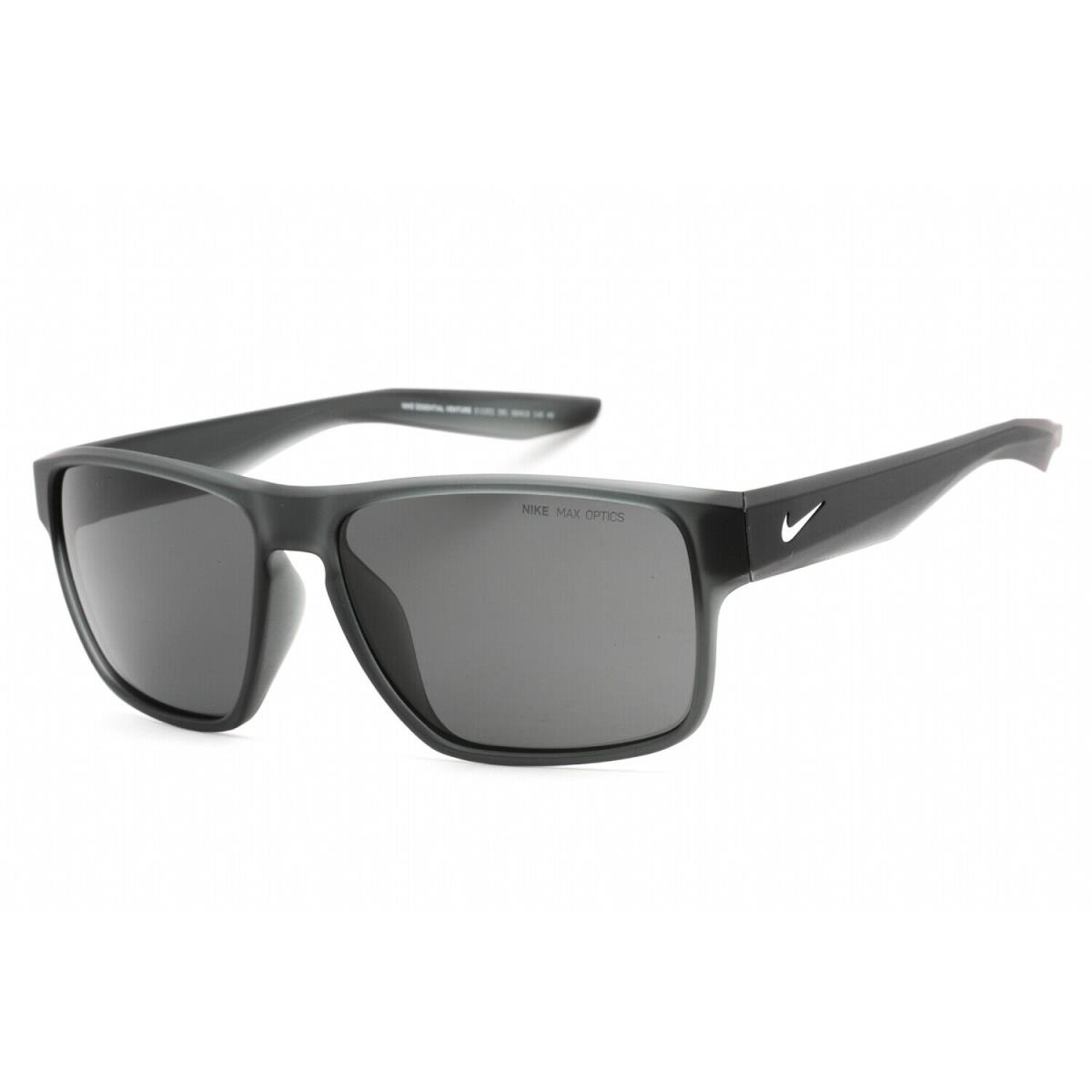 Nike Essential Venture Max Optics Matte Grey/dark Grey 59mm Sunglasses EV1002061 - Frame: Matte Grey, Lens: Dark Grey