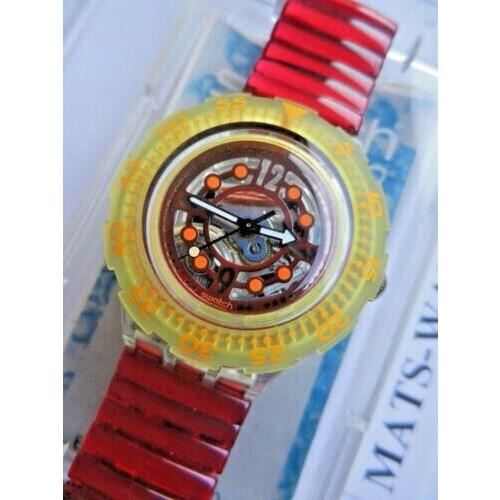 Swatch + Scuba + Sdk114/5 Red Marine Variant