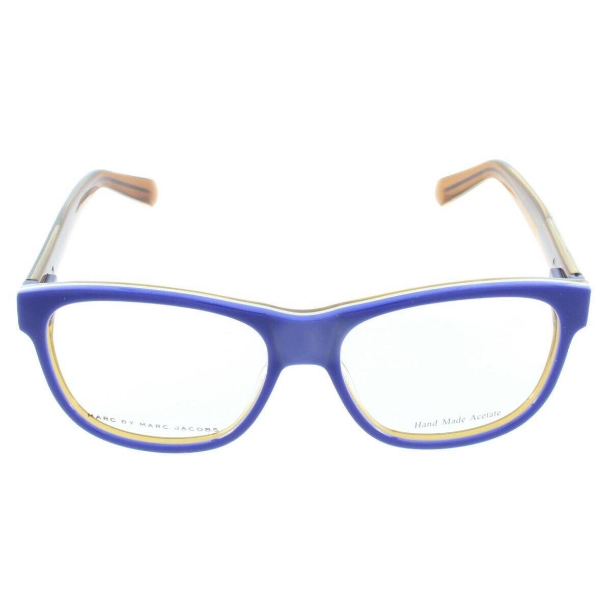 Marc By Marc Jacobs MMJ587 Flt Blue Eyeglasses Frame 52-15-140 Store Display - Blue, Frame: Blue, Lens:
