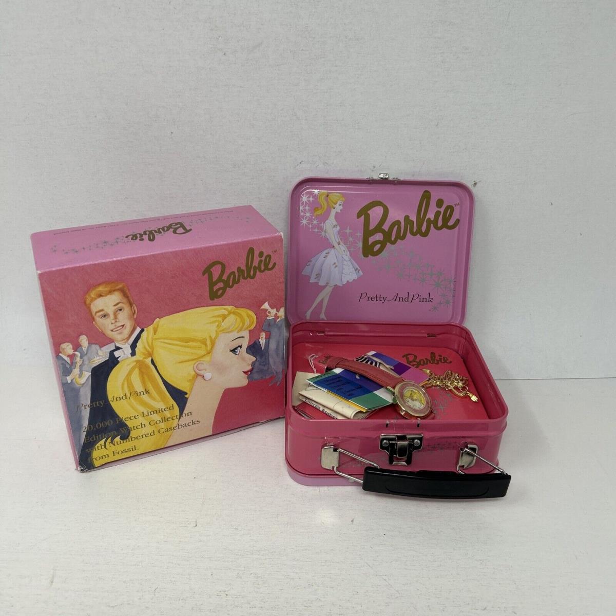 Barbie Pretty In Pink Fossil Watch in T