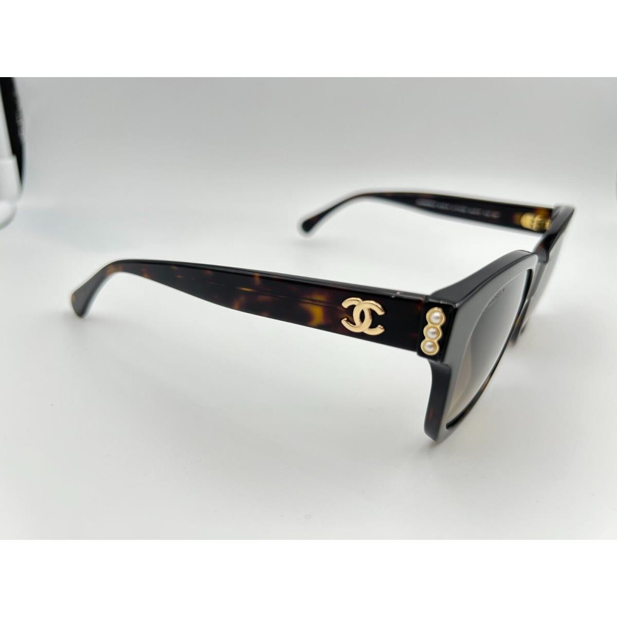 chanel black square sunglasses