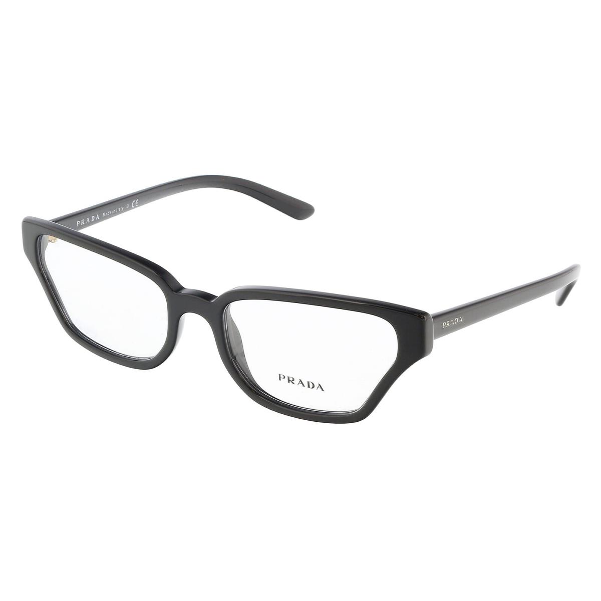 Prada 0PR 04XV 1AB1O154 Irregular Full Rim Black Eyeglasses