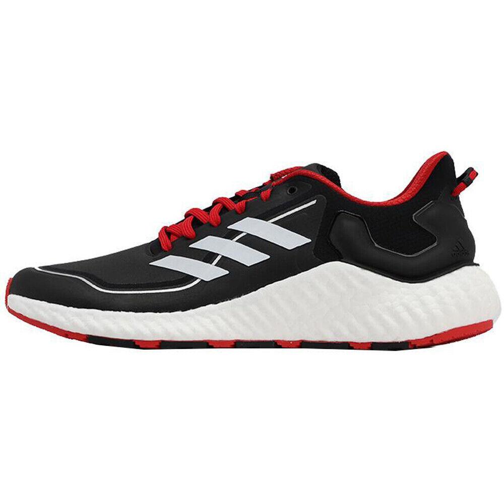 Adidas Men`s Climawarm Ltd Low Running Shoes Black/white/scarlet