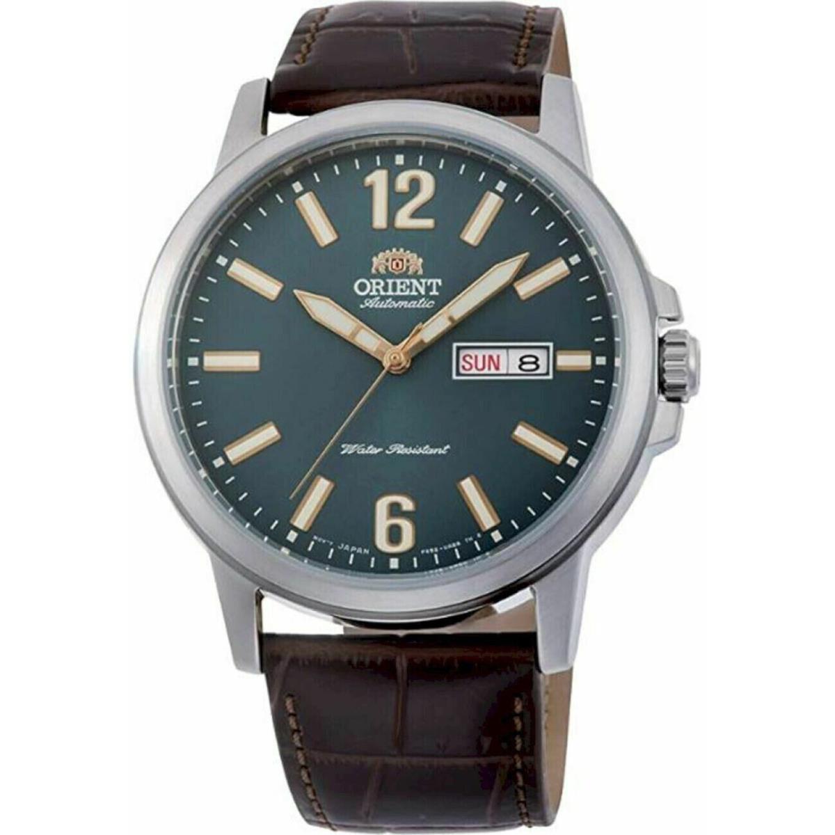 Orient RA-AA0C06E Men`s Dress Stainless Case Leather Day/date WR