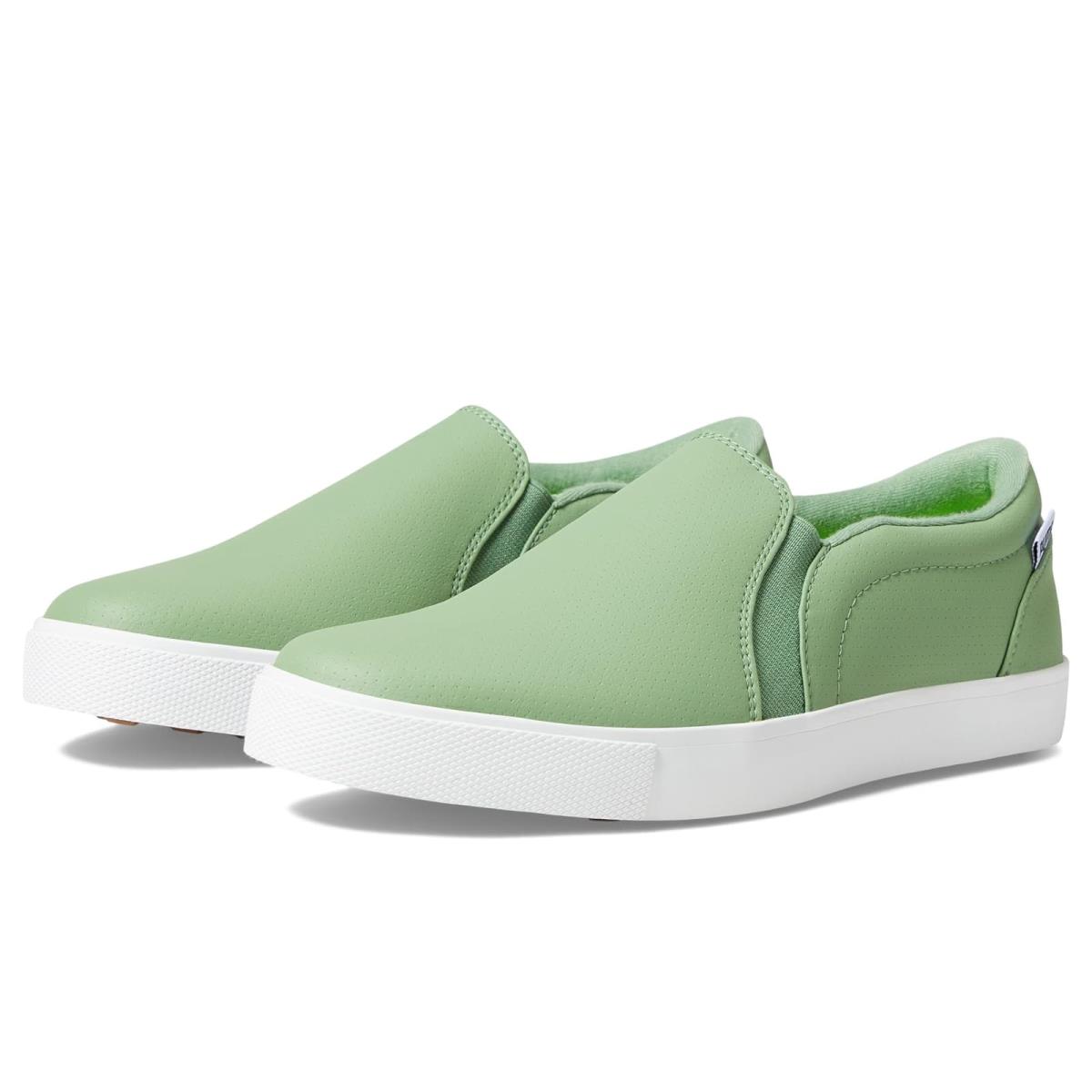 Woman`s Sneakers Athletic Shoes Puma Golf Tustin Fusion Slip-on Golf Shoes Dusty Green/Puma White