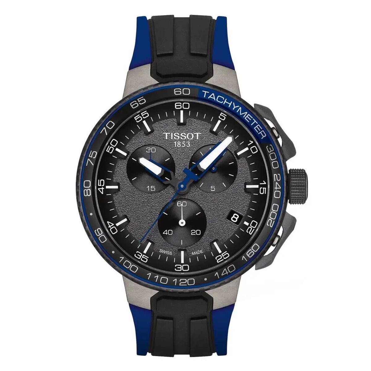 Tissot T-race Men`s Blue Accent Chronograph Watch T111.417.37.441.06