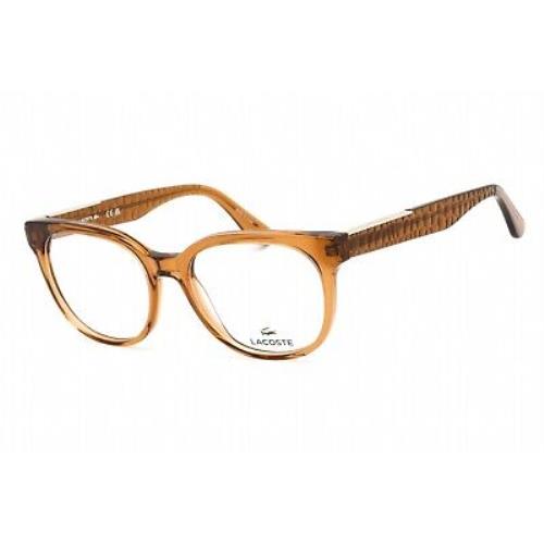 Lacoste L2901-232 Transparent Caramel Eyeglasses