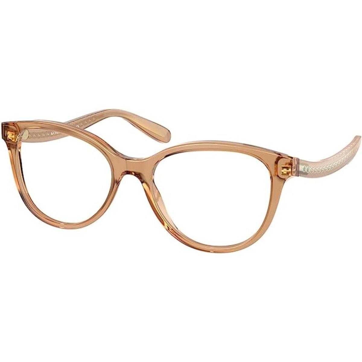 Coach Women`s Eyeglasses Transparent Brown Full-rim Frame 0HC6177 5654