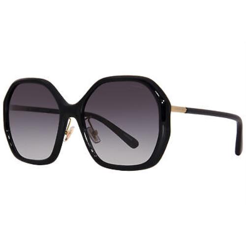 Coach C9204 HC8343 50028G Sunglasses Women`s Black/grey Gradient 57mm