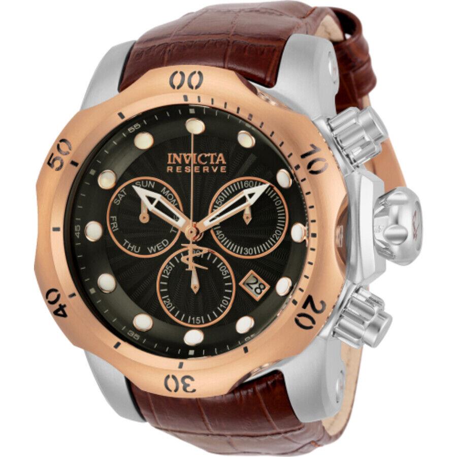 Invicta Reserve Venom Chronograph Date Quartz Gunmetal Dial Men`s Watch 32958