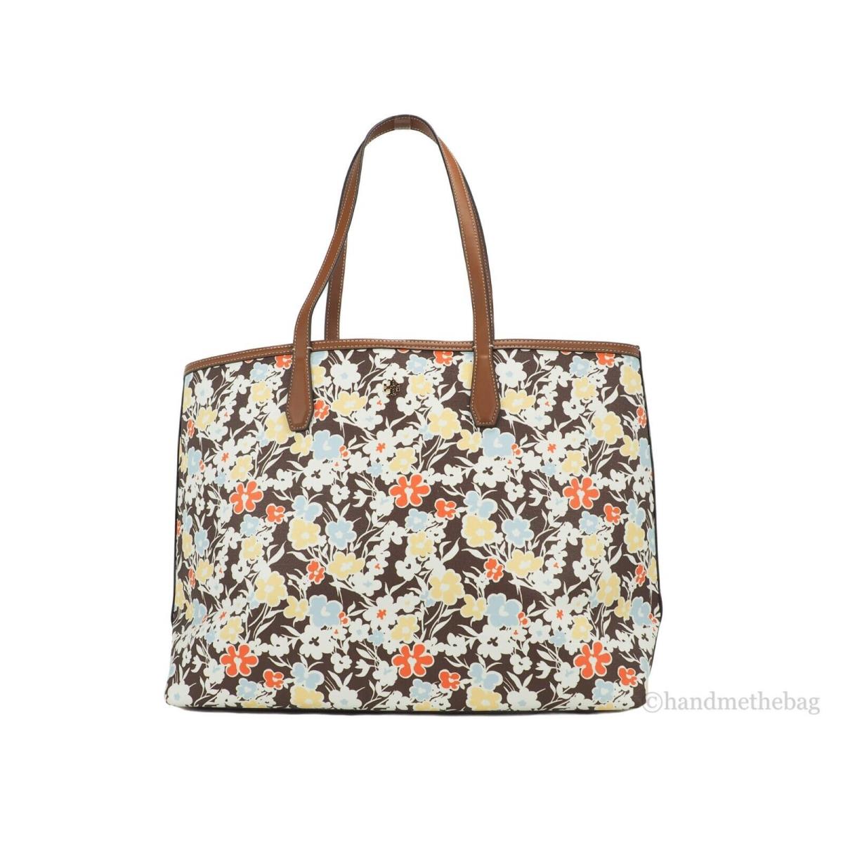 Tory Burch 88133 Kerrington Large Reverie Floral Print Canvas Tote Bag Purse