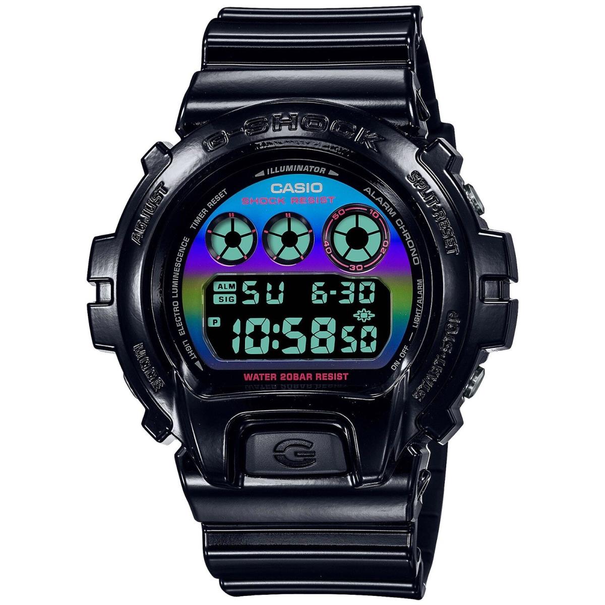 G-shock DW6900 Gamer`s Rainbow Black Watch