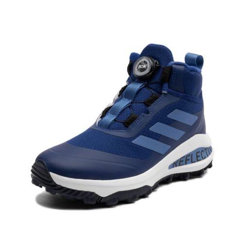 Adidas Kids Fortarun Boa All Terrain Running Shoes - Victory Blue/Focus Blue/Legend Ink