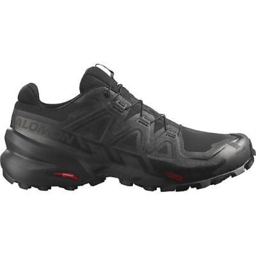 Salomon Speedcross 6 Gore-tex Men`s Trail Running Shoes Black/black/phantom M9