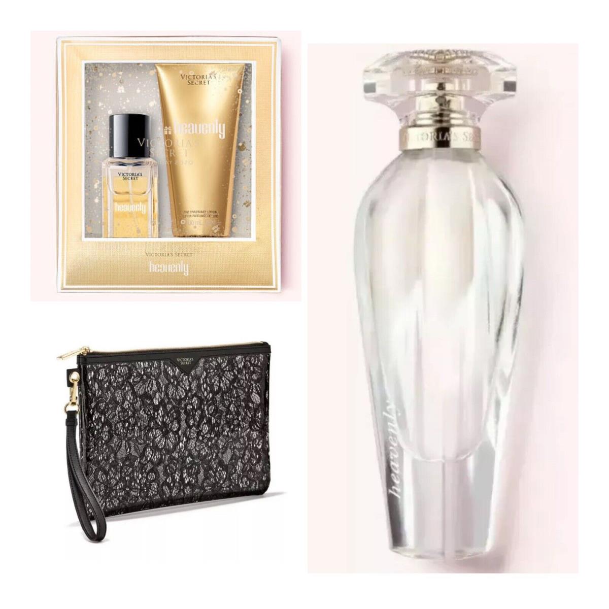 Victoria`s Secret Heavenly Eau de Perfum 3.4 Fl.oz. / Gift Set / Wristlet