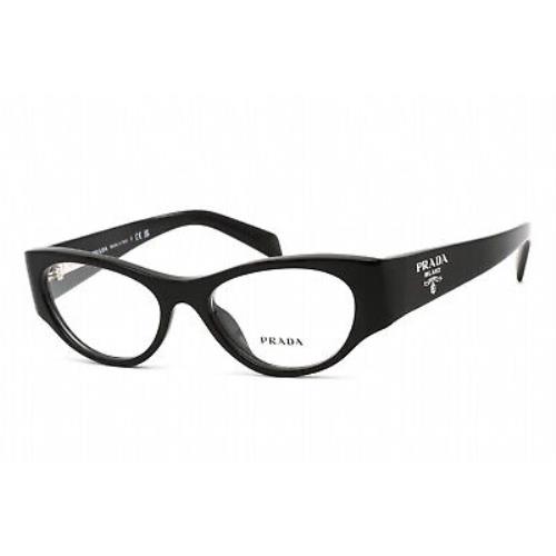 Prada PR 06ZV 1AB1O1 Eyeglasses Black Frame 50mm