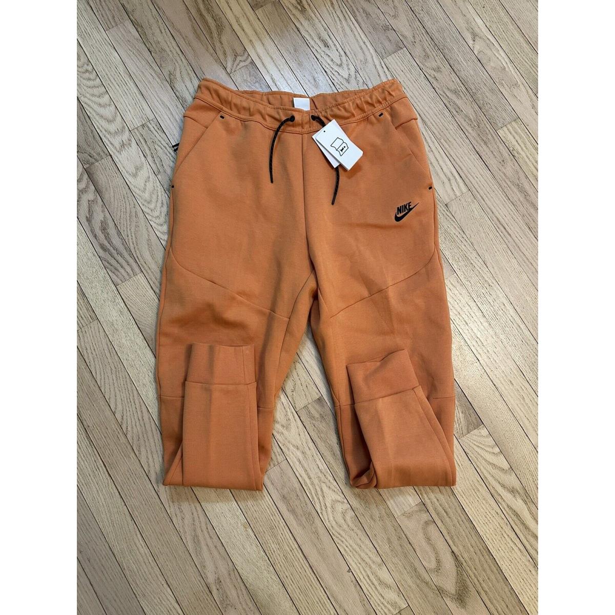 Large- Nike Tech Fleece Jogger Sweatpants CU4495-808 Orange Black Texas