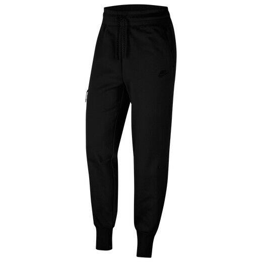Nike Nsw Tech Fleece Pants Joggers Black Sportswear CZ2595-010 Girls Size L