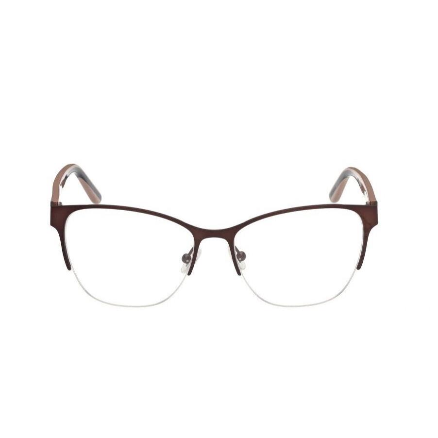 Guess GU2873 049 Cat Eye Matte Dark Brown 54-16-140 Eyeglasses