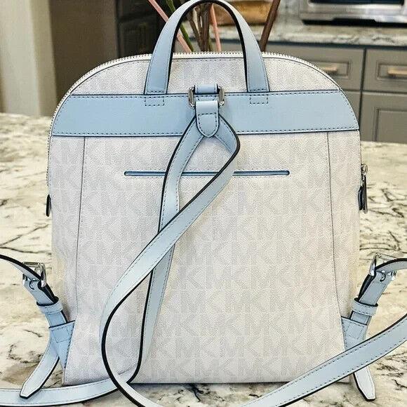 Silver michael kors discount backpack