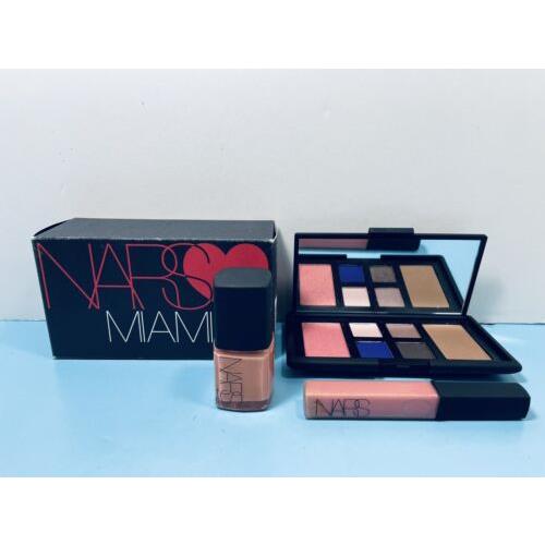 Nars - Nars Miami 9994 Kit -eye Cheek Palette - Nail Polish -lip Gloss