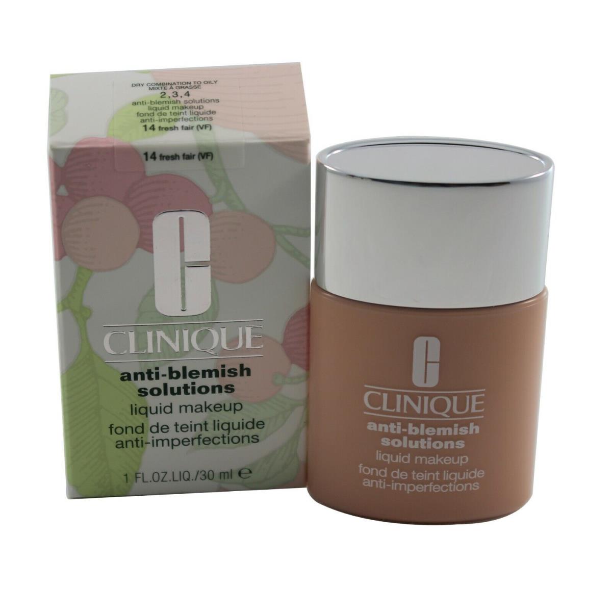 Clinique Anti Blemish/acne Solutions Liquid Makeup Choose Shade 14 Fresh Fair