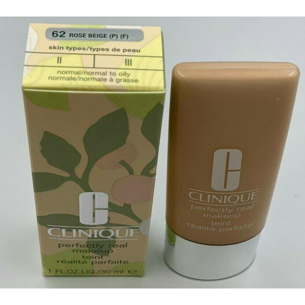 Clinique Perfectly Real Makeup Foundation Full Size Choose Shade Shade 62 Rose Beige