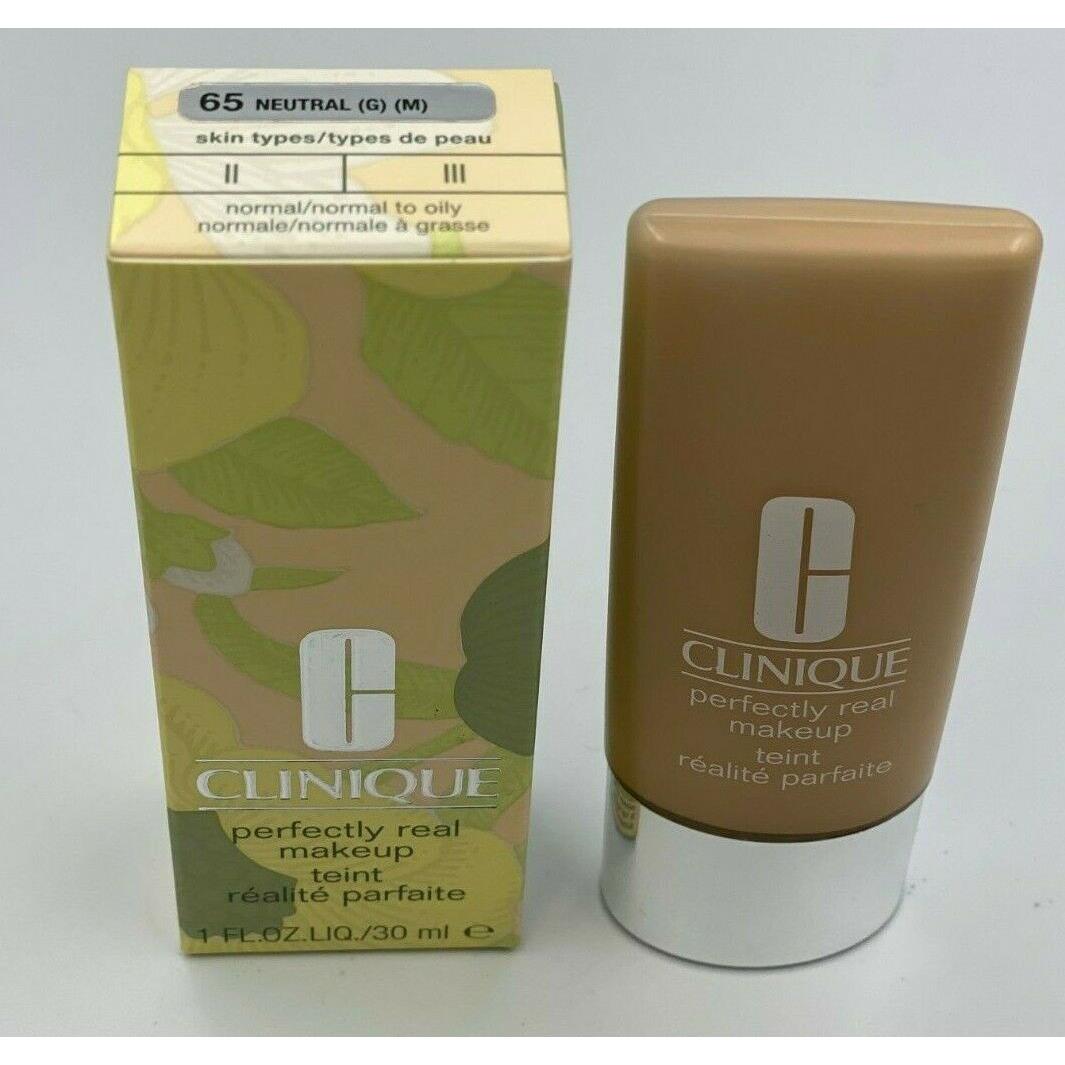 Clinique Perfectly Real Makeup Foundation Full Size Choose Shade Shade 65 Neutral