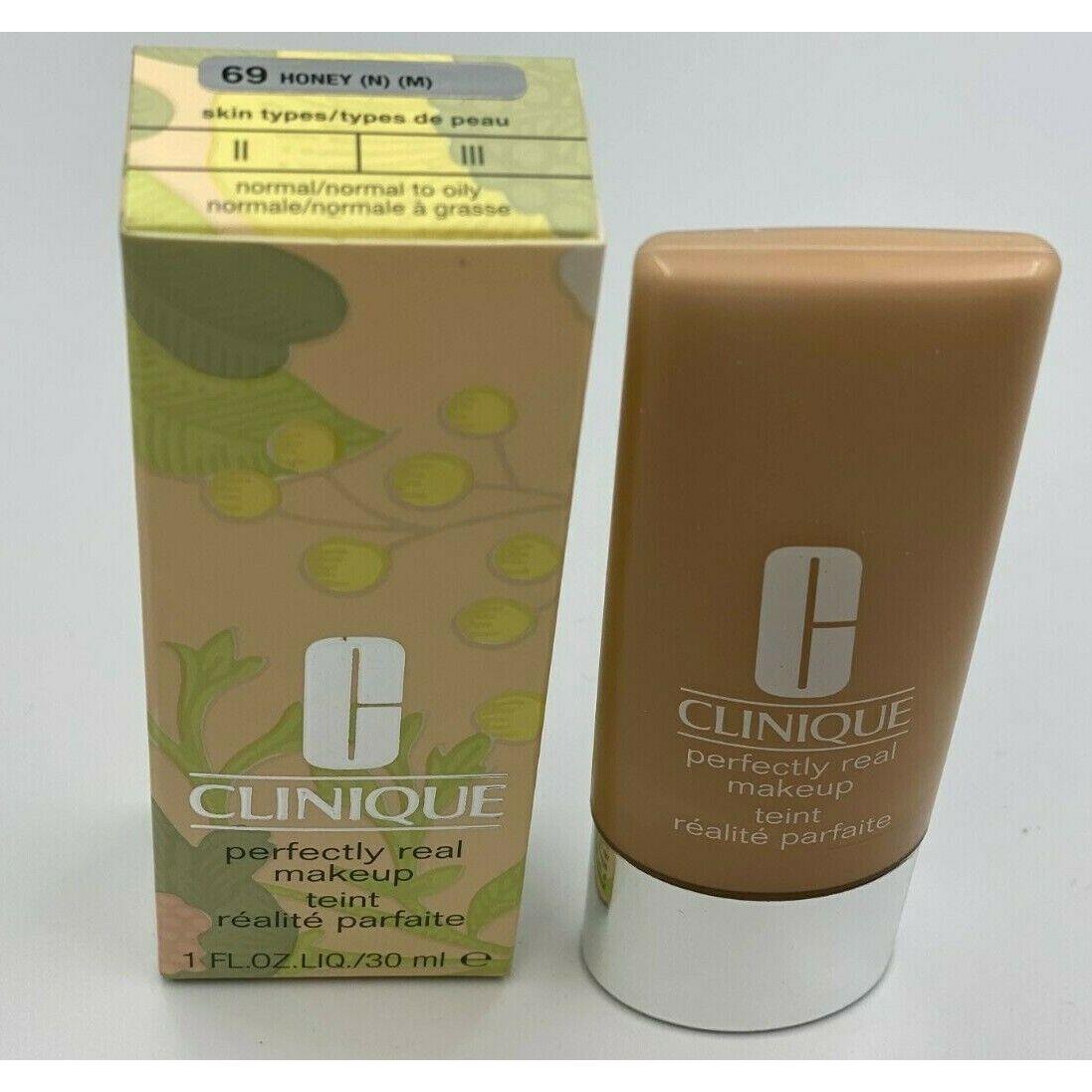 Clinique Perfectly Real Makeup Foundation Full Size Choose Shade Shade 69 Honey (N) (M)