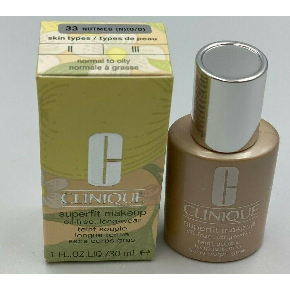 Clinique Superfit Makeup Full Size 1 OZ Choose Shade 33 Nutmeg (O/D-N)