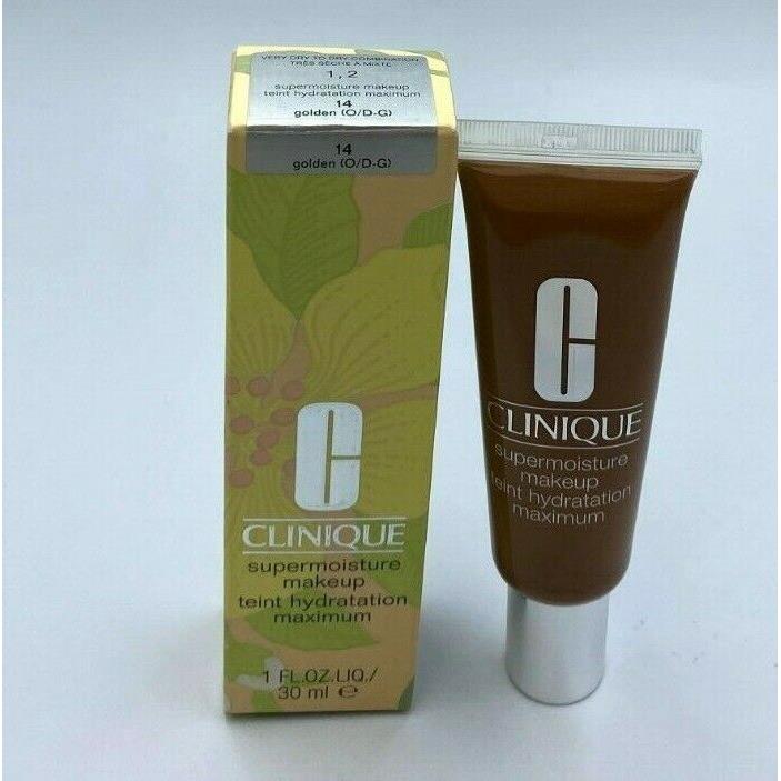 Clinique Supermoisture Makeup 1oz/30 ml Choose Shade 14 Golden (O/D-G)