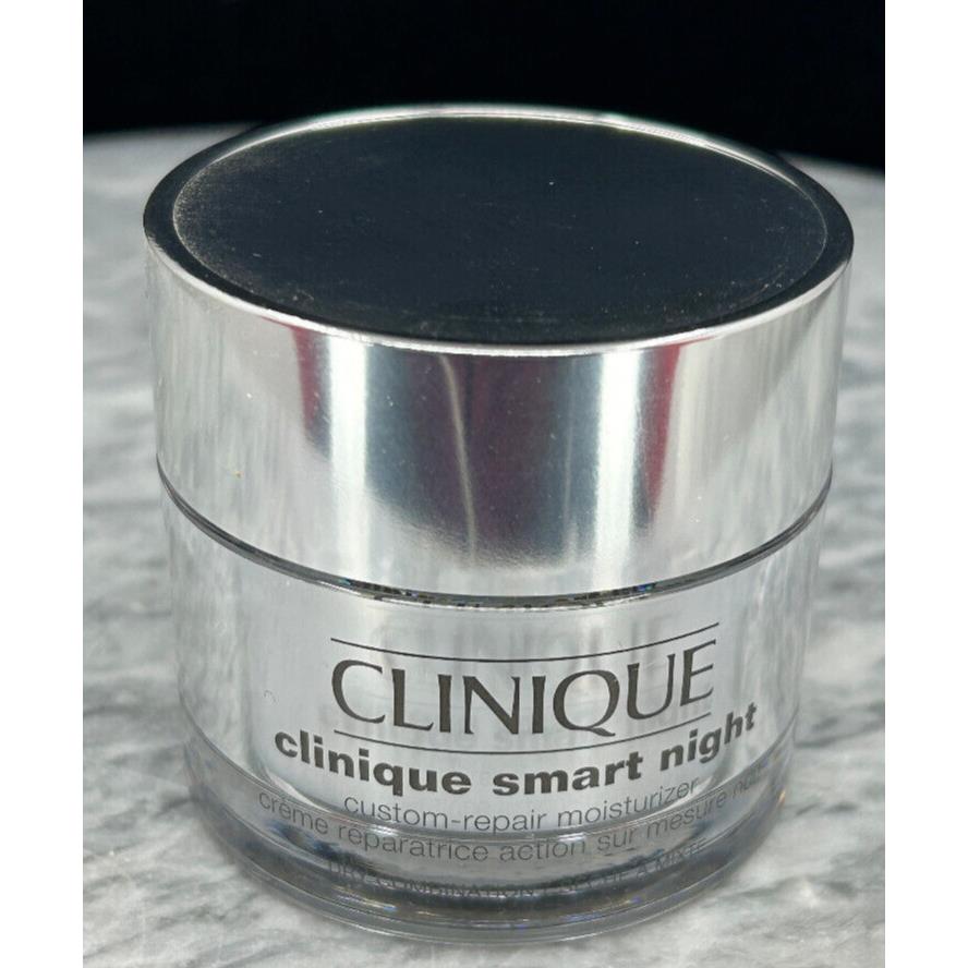 Clinique Smart Night Custom Repair Moisturizer Anti Age Dry Comb 1.7 oz