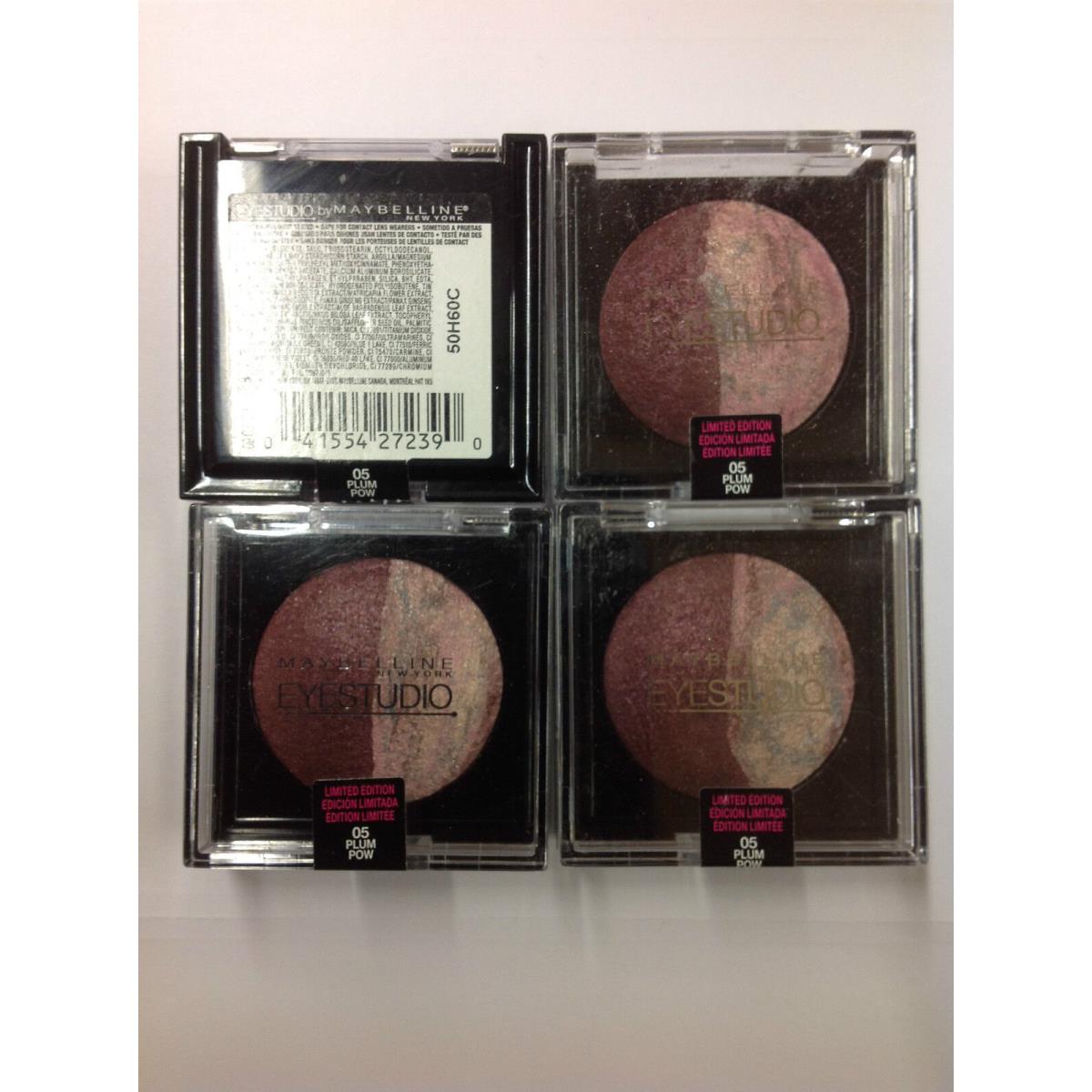 4 X Maybelline Eye Studio Eyeshadow Plum Pow 05