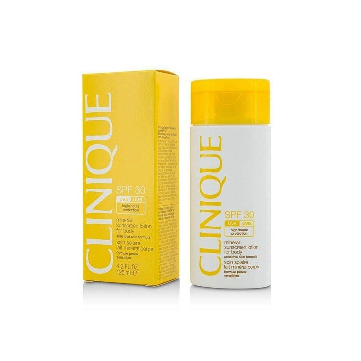 Clinique Mineral Sunscreen Lotion For Body SPF30 - Size 4.2 Oz. / 125mL