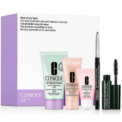 Clinique Best Loved Skincare Makeup 5 Piece Gift Set