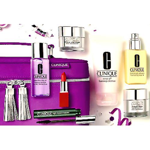 Clinique - 8PC Best of Clinique Train Case Set Value