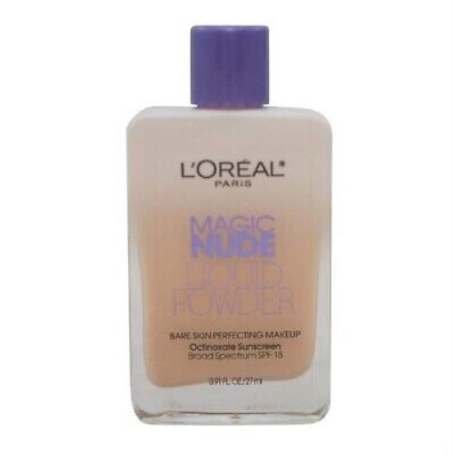 3 Pak L`oreal Paris Magic Liquid Powder Skin Perfecting Makeup Light Ivor