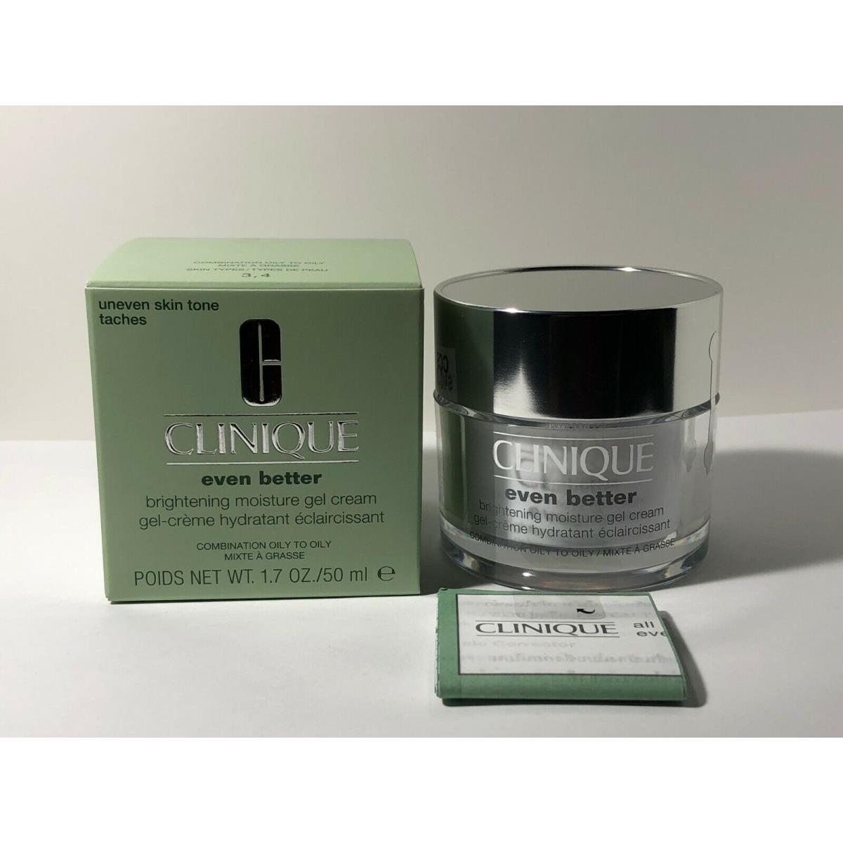 Clinique Even Better Brighter Moisture Gel Cream 1.7 oz Combination