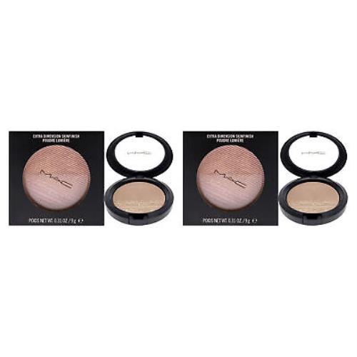 Extra Dimension Skinfinish Powder - Show Gold by Mac For Women-0.31oz- Pack of 2