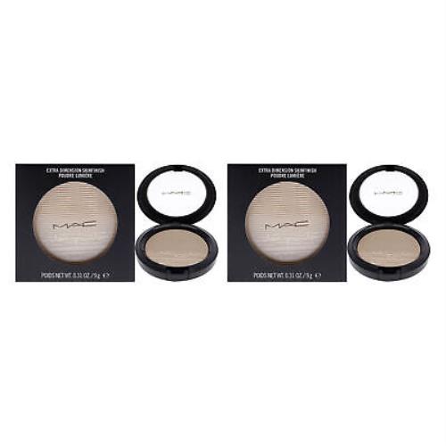 Extra Dimension Skinfinish Powder - Double Gleam by Mac - 0.31 Oz- Pack of 2