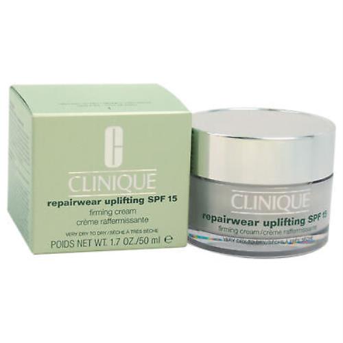 Clinique Repairwear Uplifting Spf 15 Firming Cream - Very Dry To Dry Skin - 1.7 oz