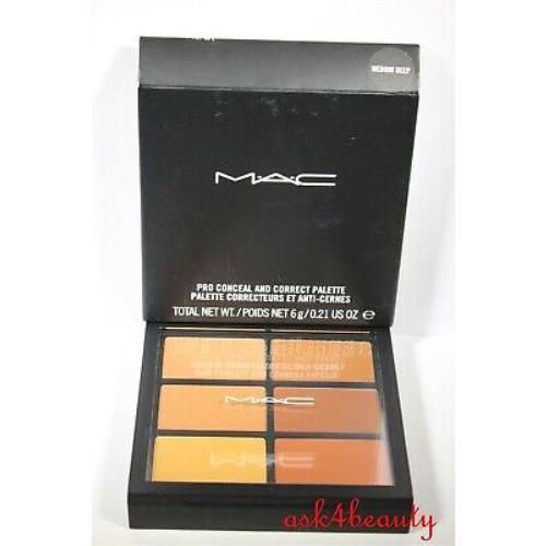 Mac Pro Conceal and Correct Palette Medium Deep 6g/0.21oz